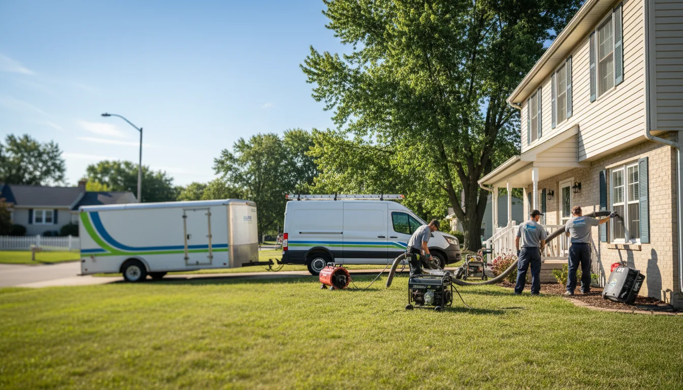 Flooded Basement Restoration And Cleanup With Repair in Sigourney, IA near me